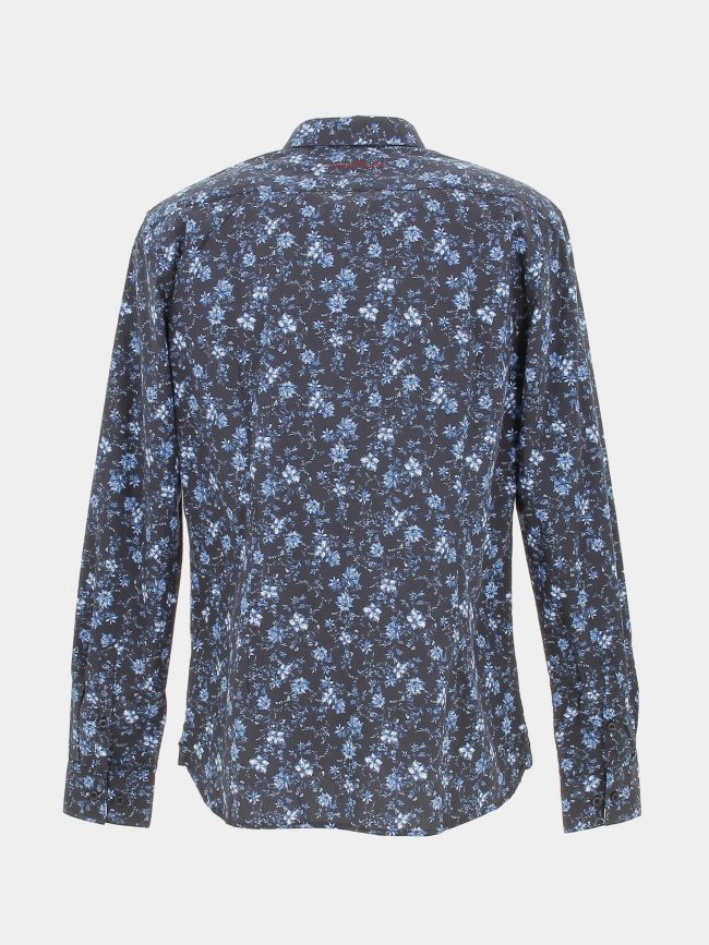 chemise-a-fleurs-axel-bleu-homme-teddy-smith