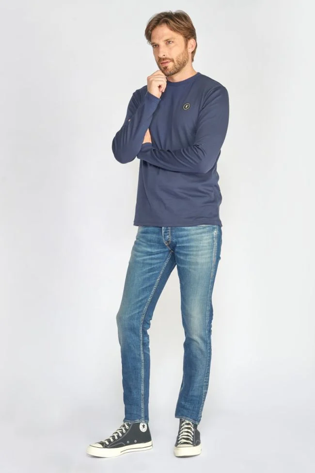 jean basic bleu