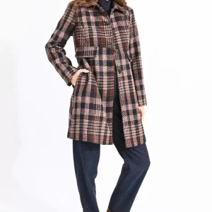 Manteau long à carreaux – Image 3