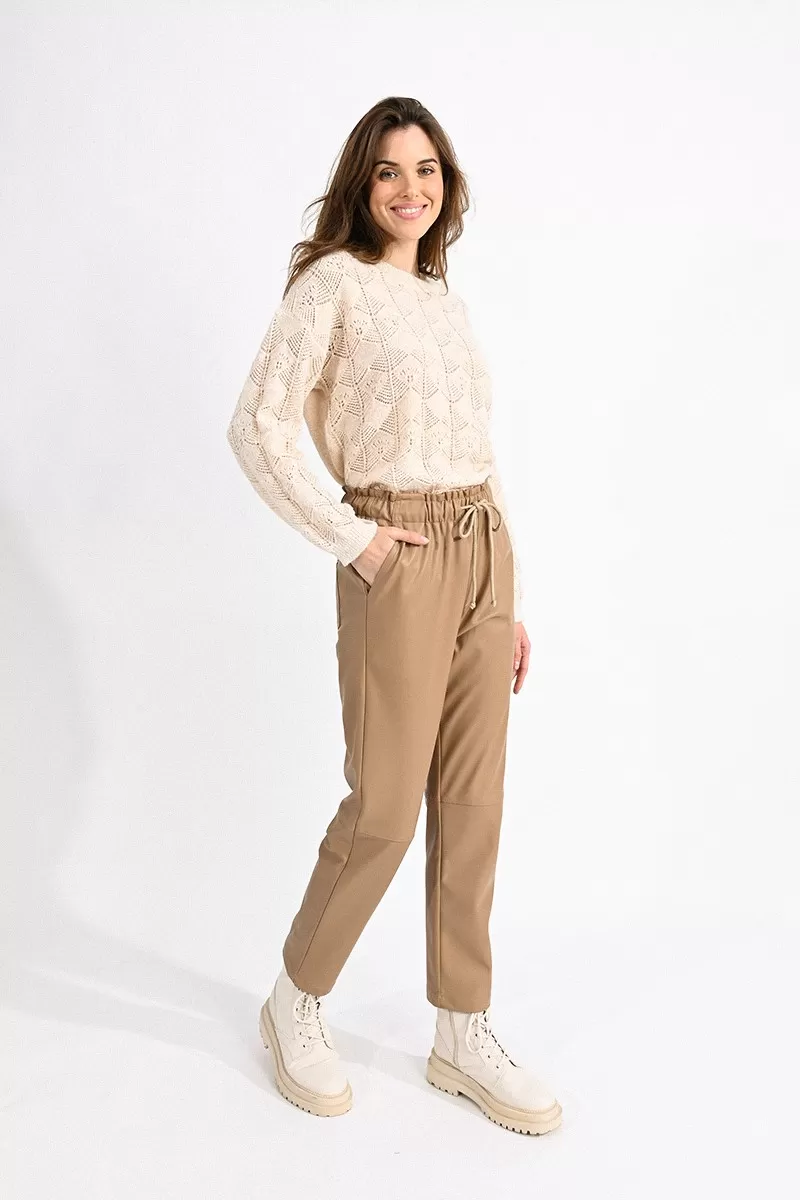 pantalon-en-simili MB beige 2