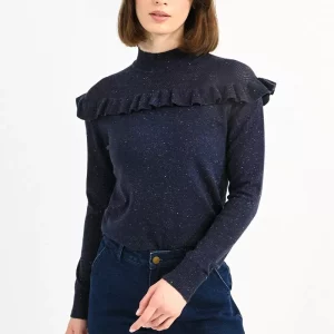 Pull maille à paillettes