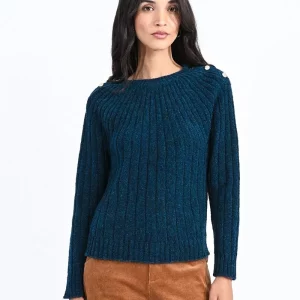 Pull en maille avec boutons