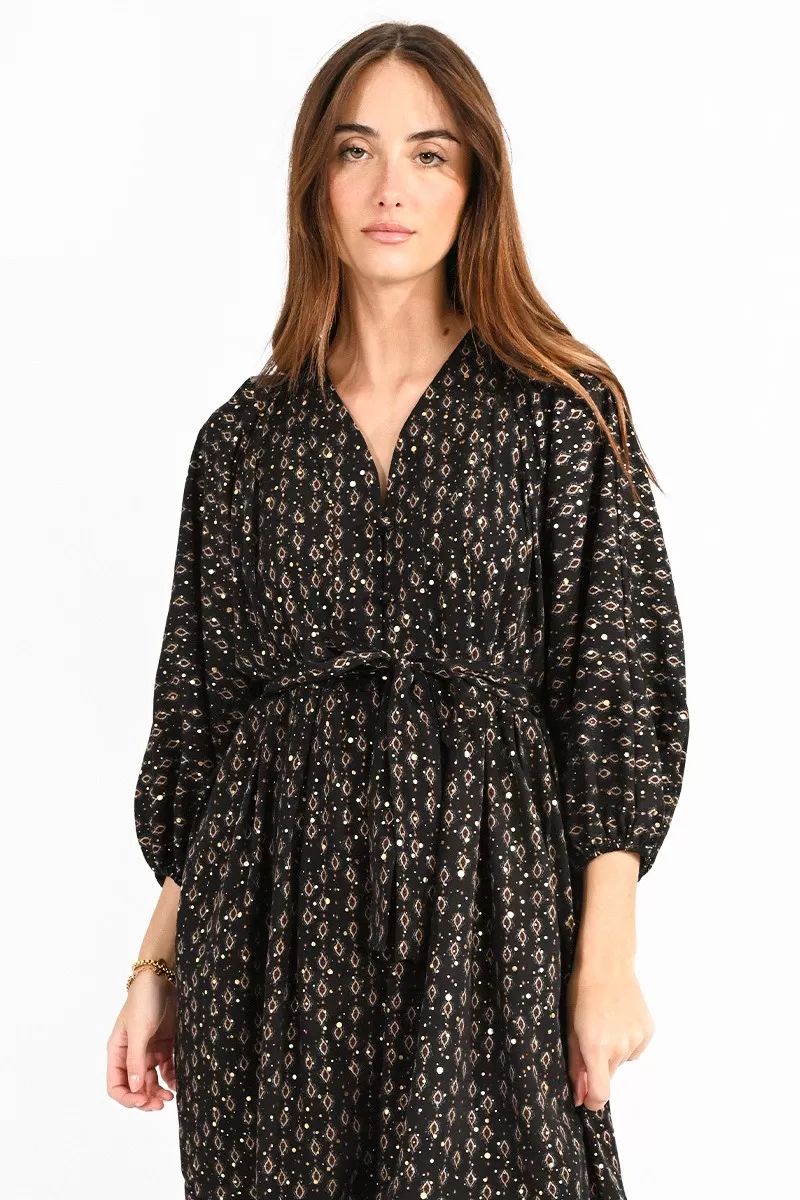 robe-col-v-aux-motifs-indiens MB 2