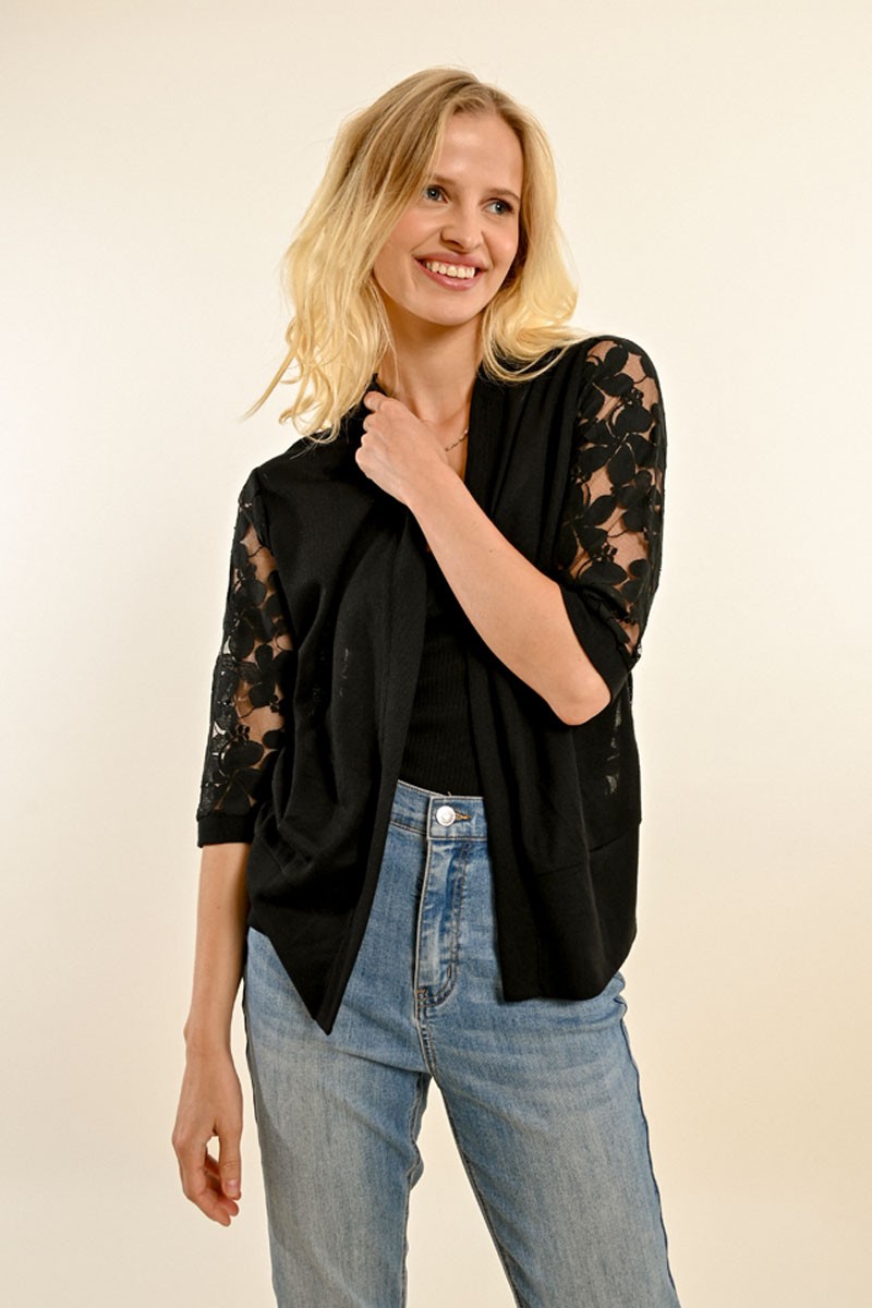 Cardigan en dentelle