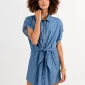 Robe chemise ample jean