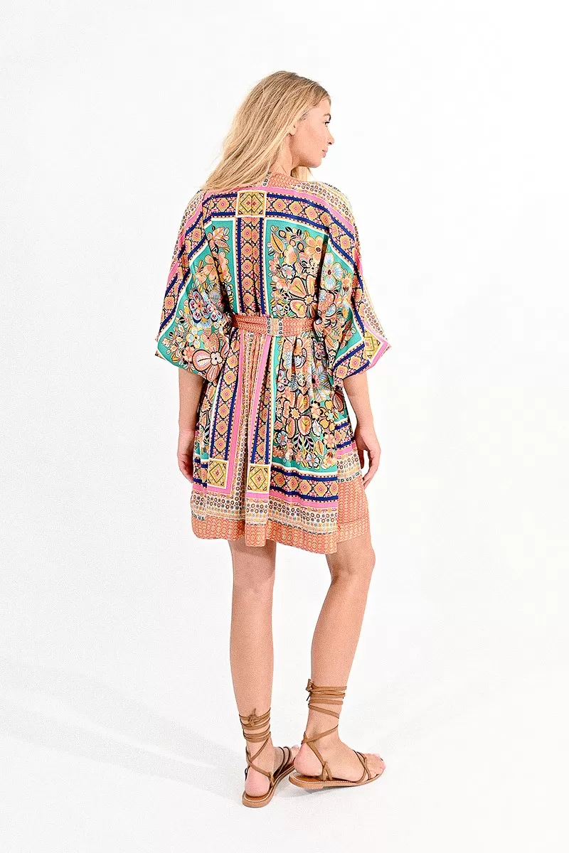 Robe à motifs bariolés 4