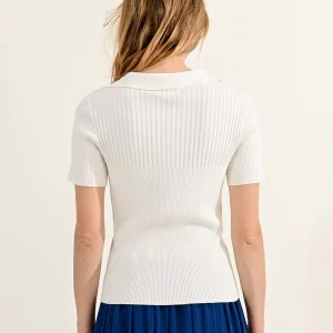 T-shirt polo côtelé – Image 4