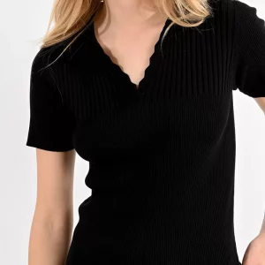 T-shirt polo côtelé – Image 7