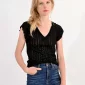 Top imitation maille