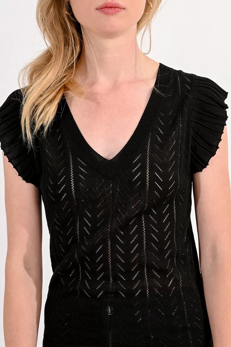 Top imitation maille 2