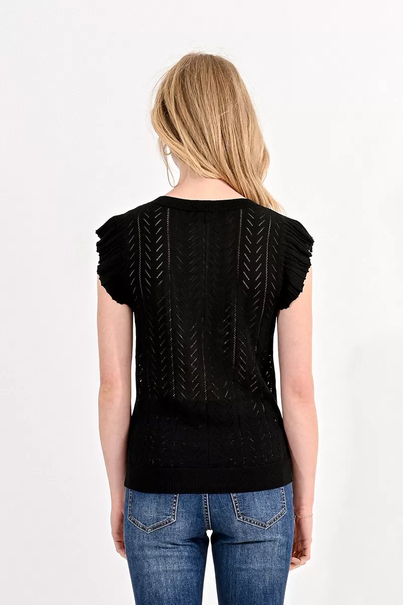 Top imitation maille 4