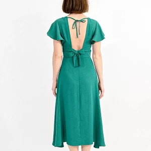 Robe longue bustier croisé – Image 3