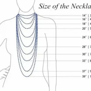 Collier pierres naturelles 20cm – Image 5