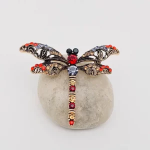 Broche libellule strass – Image 3