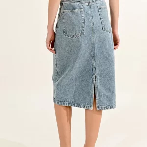 Jupe crayon denim – Image 4