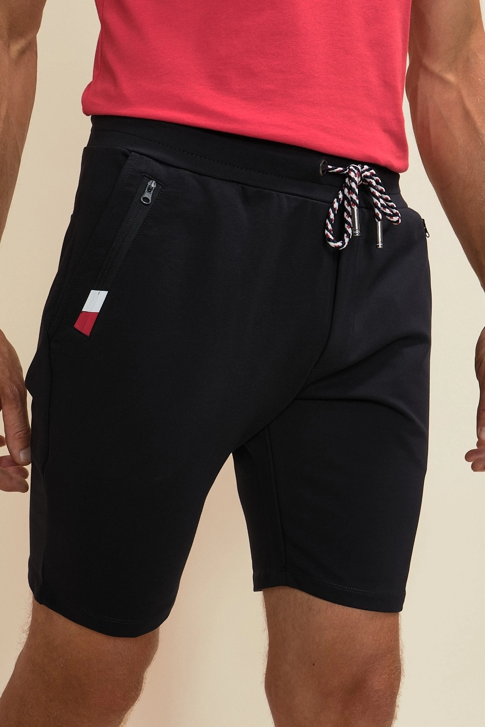 Short Jogger tricolore Biele 3