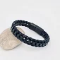 Bracelet homme engrenage noir
