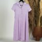 Robe a motifs violettes 2