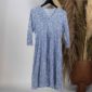 Robe fleurie bleu 8