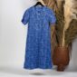 Robe bleu fleurie 25