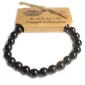 Bracelet agate noire