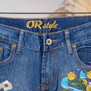 Jean neuf brodé – Image 3