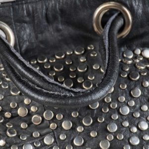 Sac en cuir clouté bonbonniere – Image 3