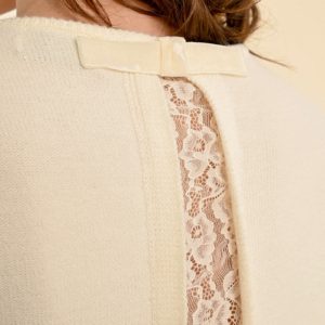 Pull dentelle col V – Image 4