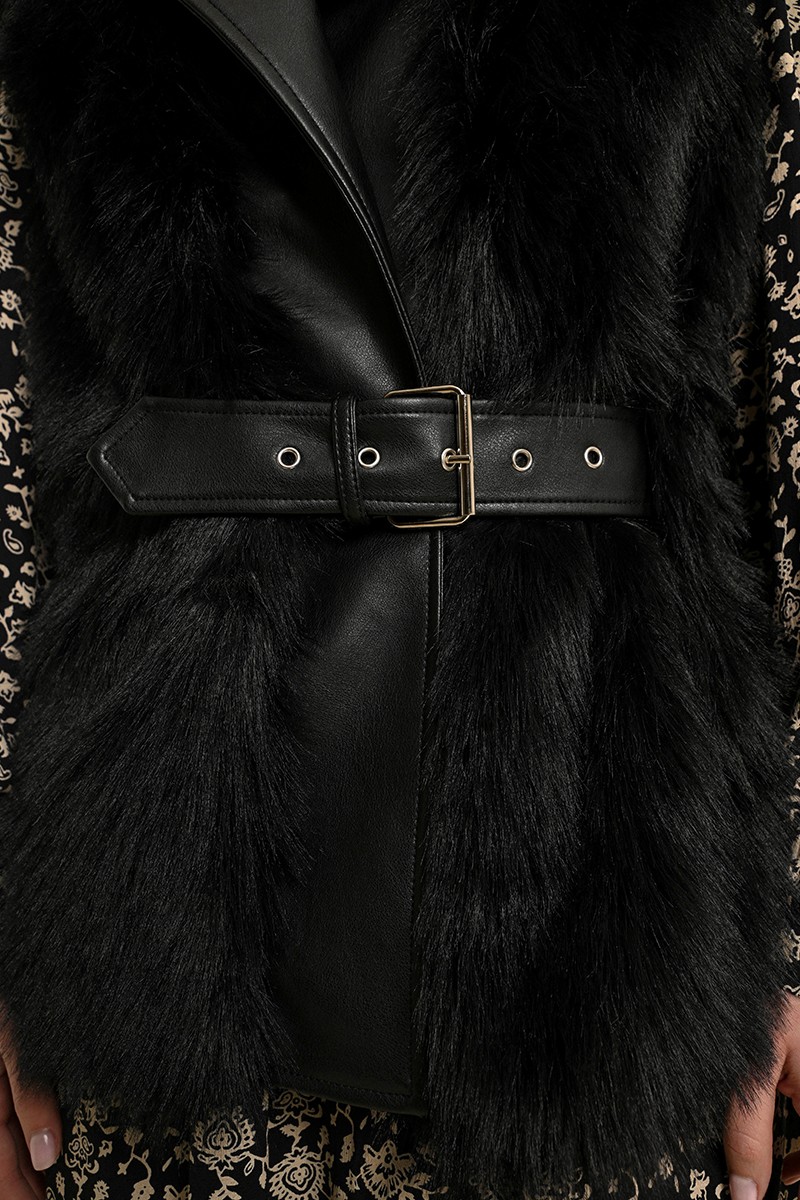 Veste SM imitation fourrure 4