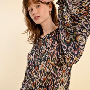 Blouse bohème fil lurex – Image 4