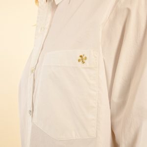 Chemise blanche boutons nacrés – Image 3
