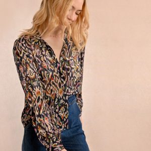 Chemise bohème fil lurex – Image 3