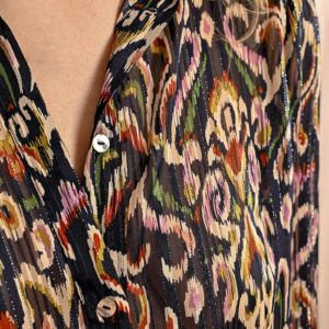 Chemise bohème fil lurex – Image 4