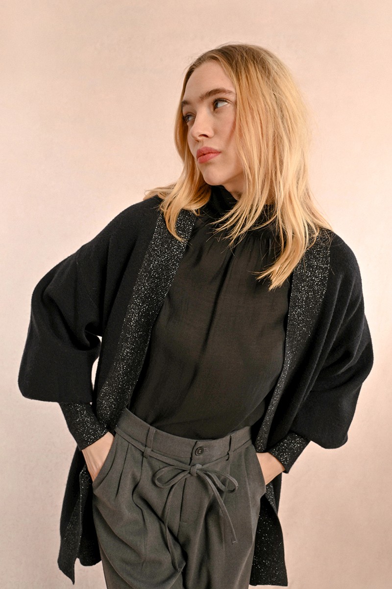 Gilet avec finition lurex 2