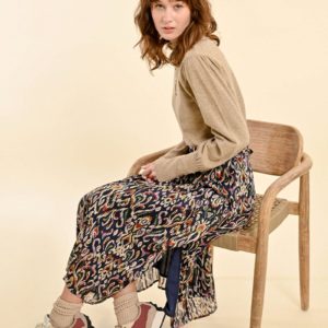 Jupe bohème fil lurex – Image 3