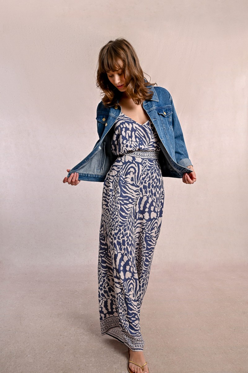 Pantalon large zébré 2