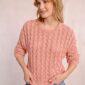 Pull en maille torsadé