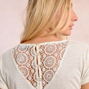 T-shirt guipure – Image 4