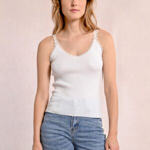 Top côtelé en dentelle – Image 6