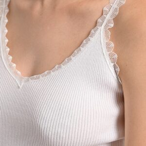 Top côtelé en dentelle – Image 5