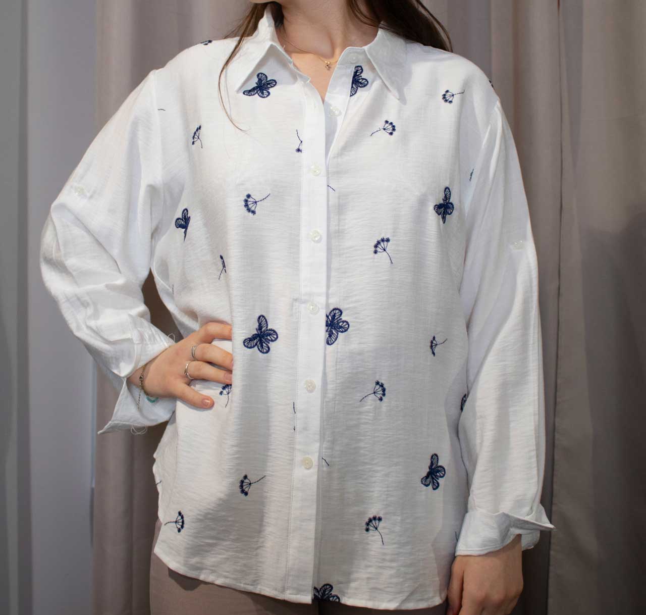 chemise papillon