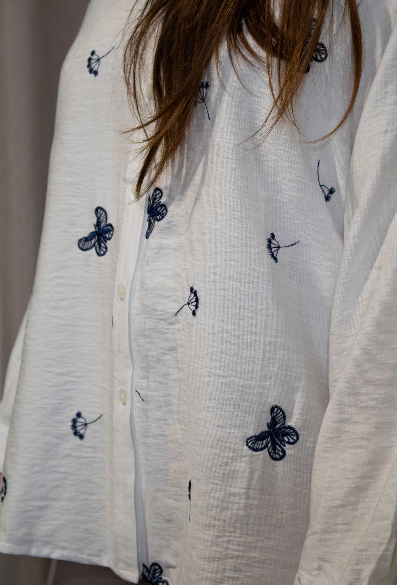 chemise papillon