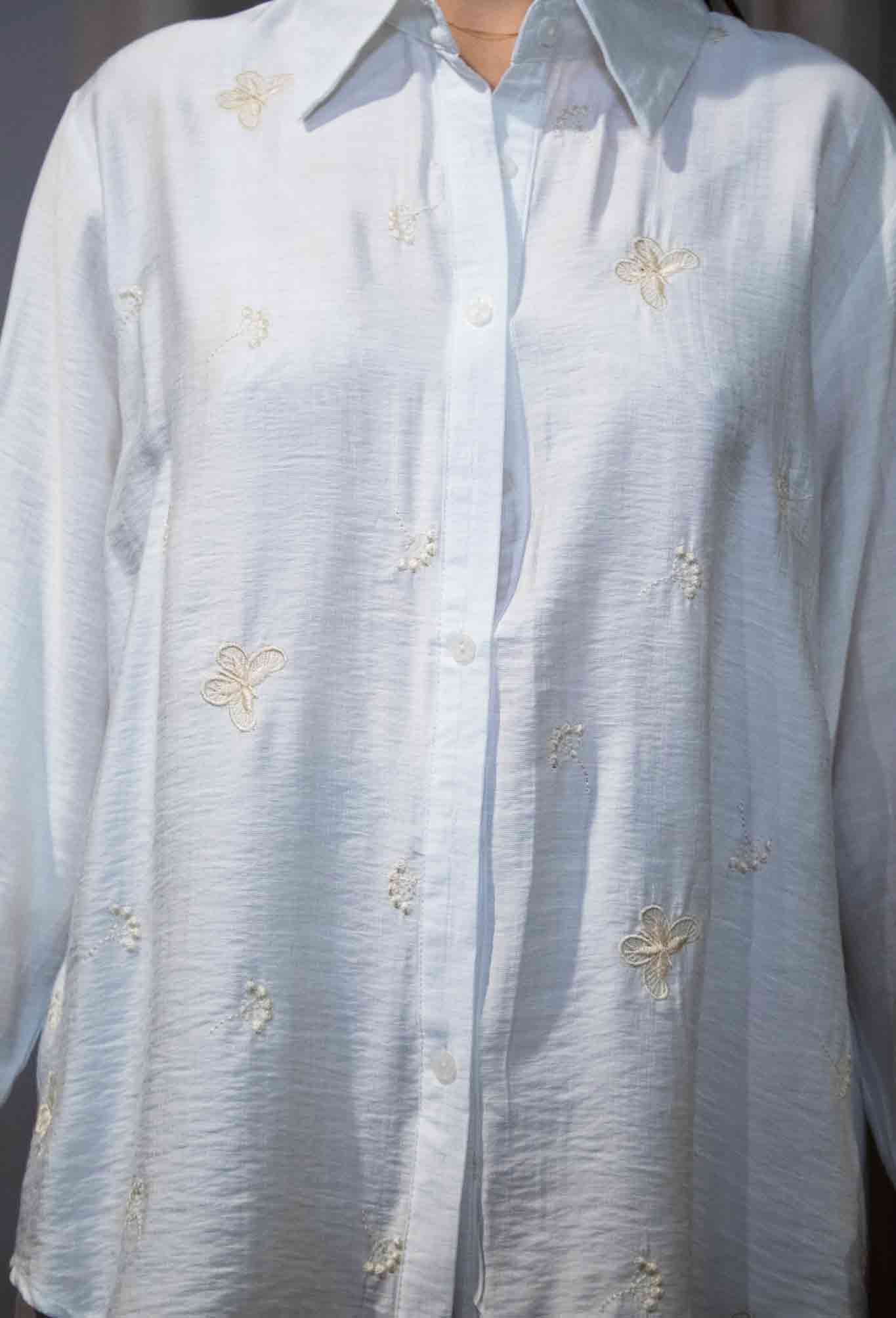 chemise papillon