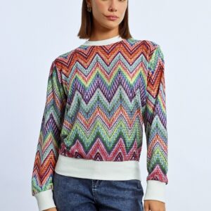 Pull en maille multico – Image 3