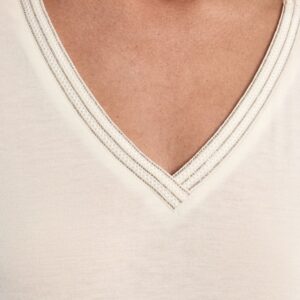 T-shirt col orné – Image 4