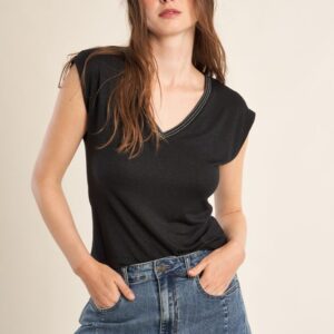 T-shirt col orné – Image 7