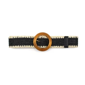 Ceinture bohème ronde noir