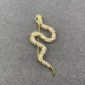 Broche serpent strass