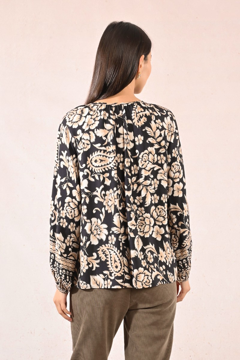 Blouse imprimée bohème