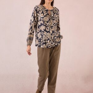 Blouse imprimée bohème